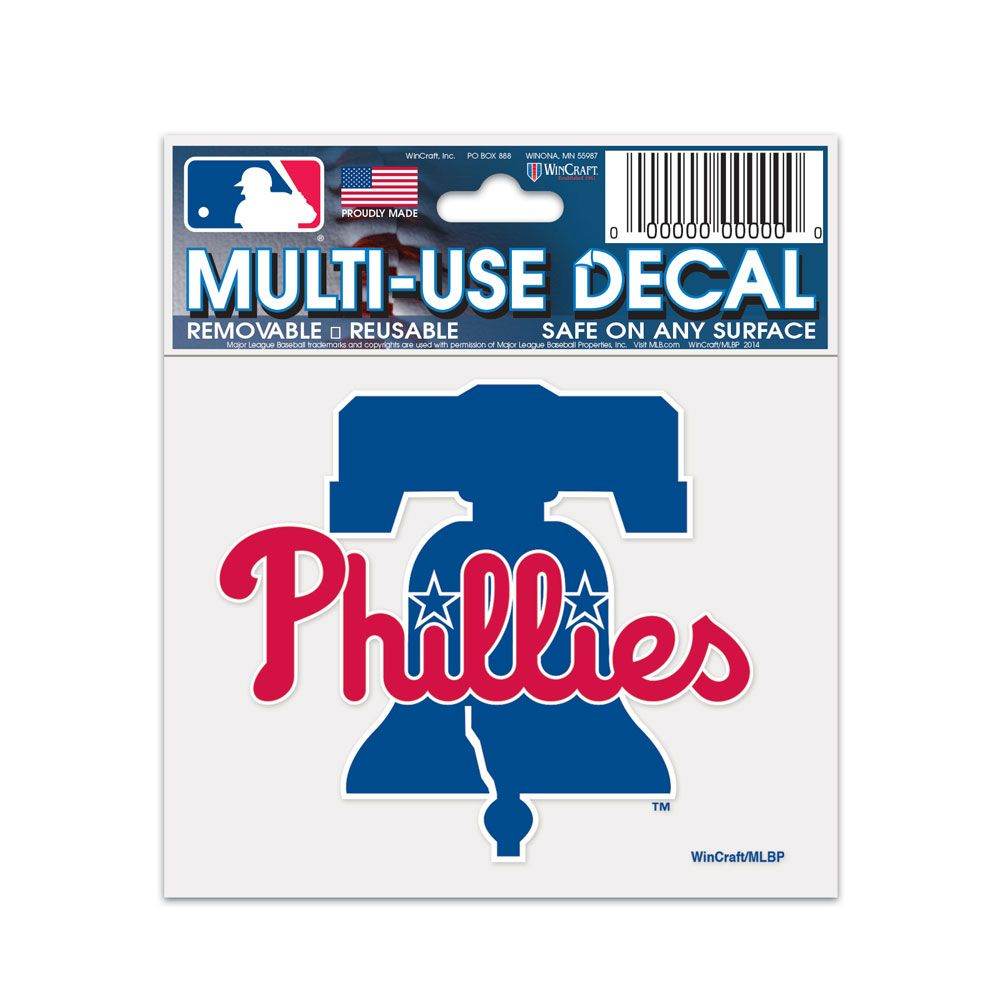 Philadelphia Phillies Decal 3x4 Outdoor Multi Use Vinyl - ToylandEU