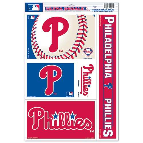 Philadelphia Phillies Decal Set 11x17 Multi Use 5 Piece - ToylandEU