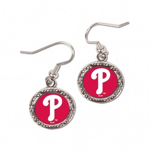 Philadelphia Phillies Earrings Round Design Special Order - ToylandEU