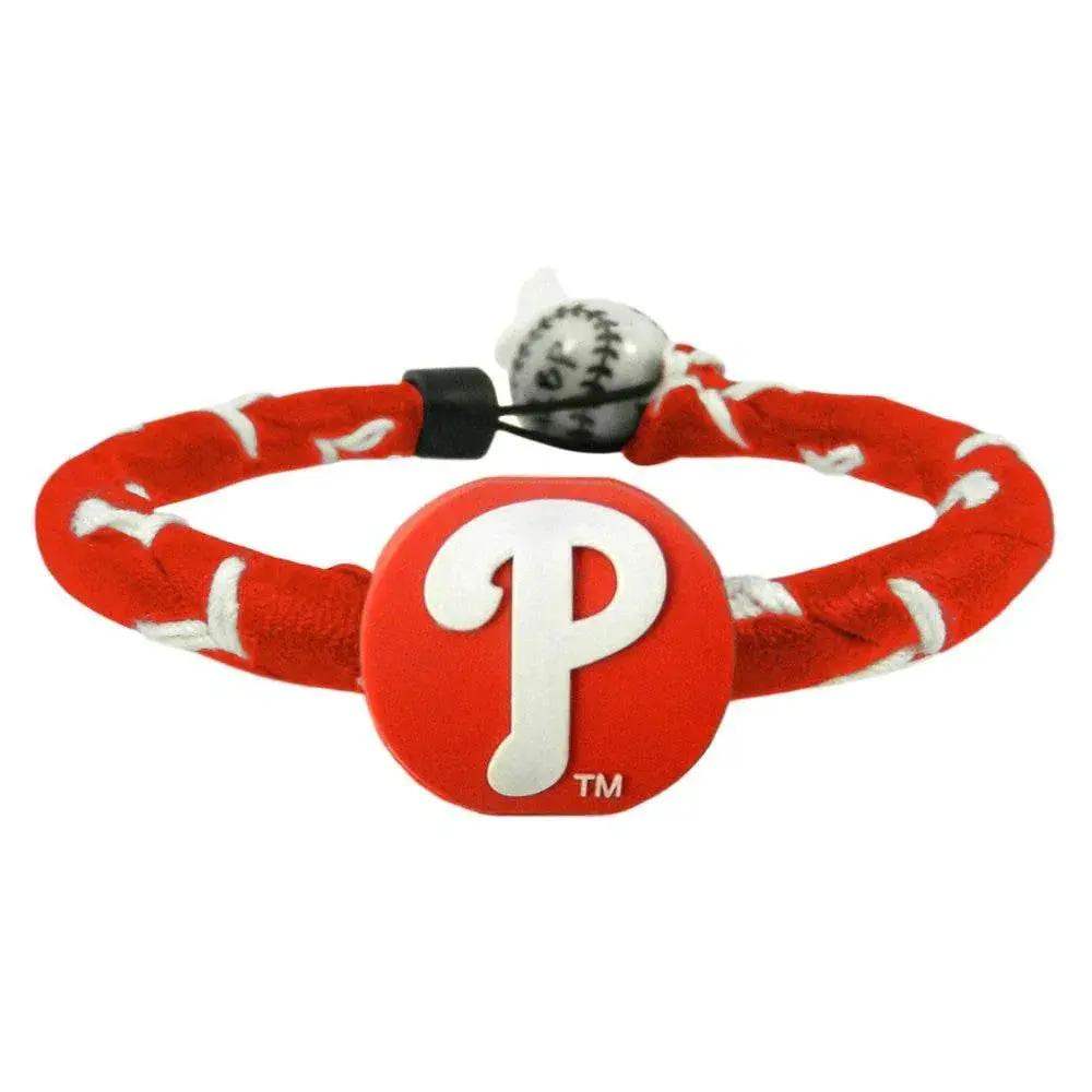 Philadelphia Phillies Frozen Rope Team Leather Bracelet - ToylandEU