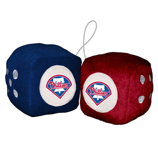 Philadelphia Phillies Fuzzy Dice Set For Car And Home Decor - ToylandEU