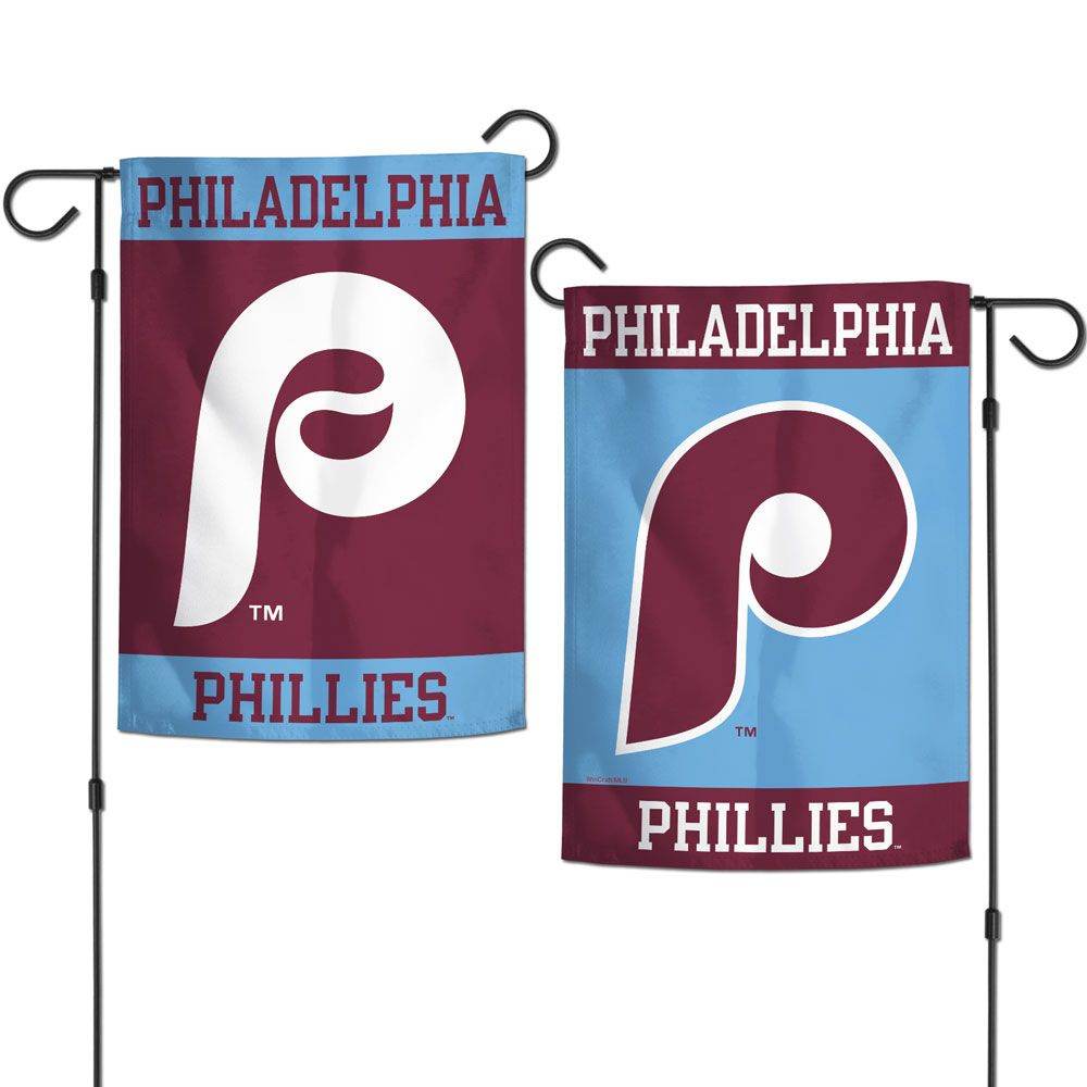 Philadelphia Phillies Garden Flag 12x18 2 Sided Throwback - ToylandEU