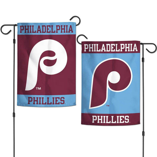 Philadelphia Phillies Garden Flag 12x18 2 Sided Throwback - ToylandEU