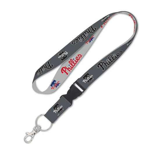 Philadelphia Phillies Lanyard Detachable Buckle Charcoal - ToylandEU