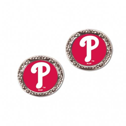 Philadelphia Phillies Post Style Earrings Licensed - ToylandEU