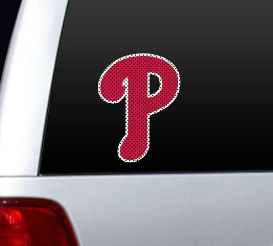  Philadelphia Phillies Window Film 12 Inch Die Cut CO -  ToylandEU™