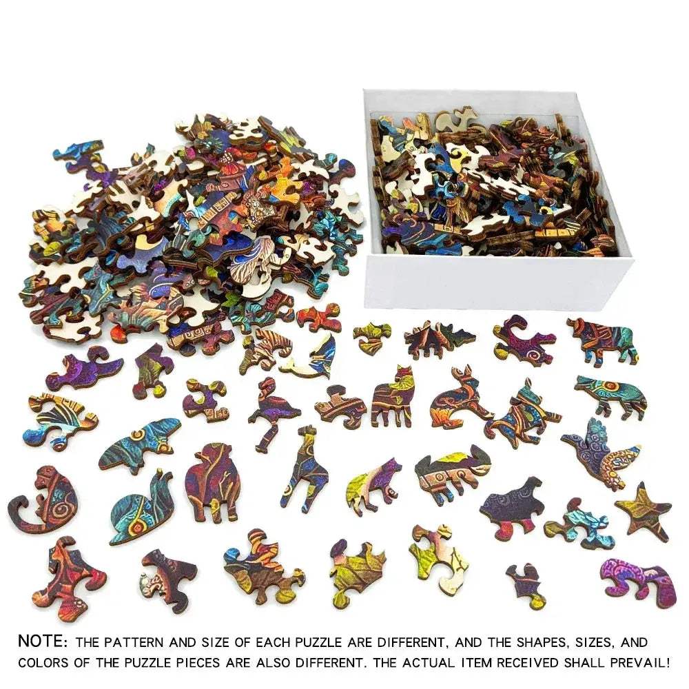 Phoenix Themed Wooden Jigsaw Puzzle For Adults Great Gift - ToylandEU