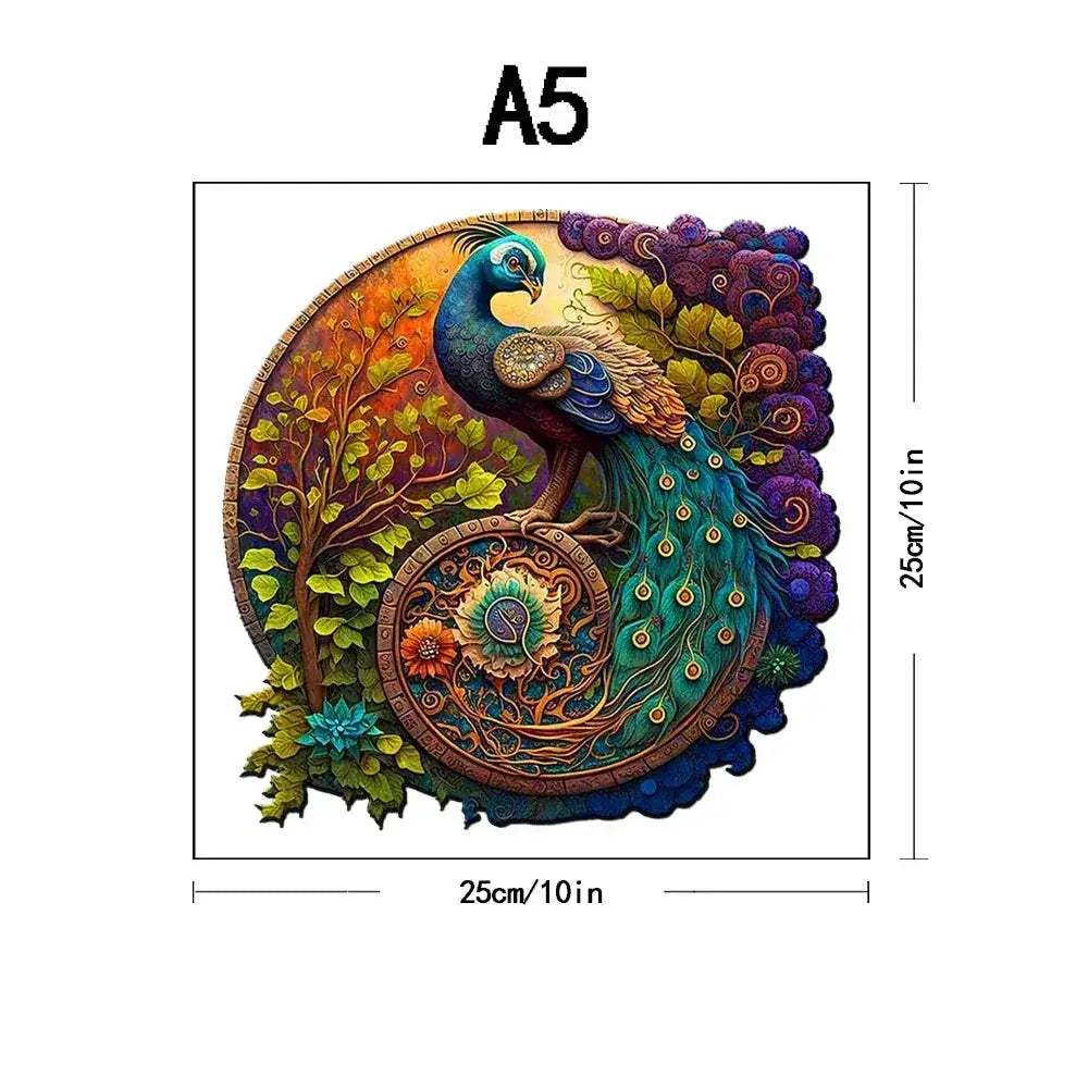Phoenix Themed Wooden Jigsaw Puzzle For Adults Great Gift - ToylandEU