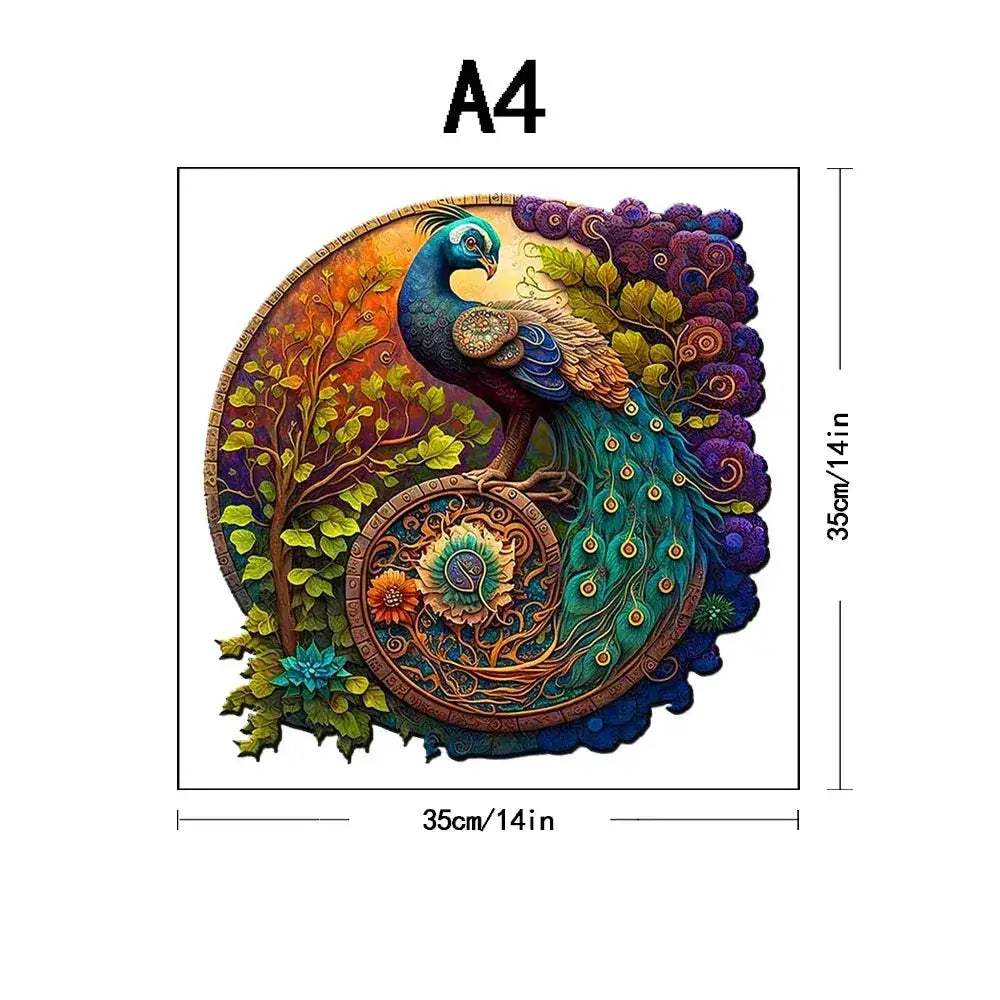 Phoenix Themed Wooden Jigsaw Puzzle For Adults Great Gift - ToylandEU