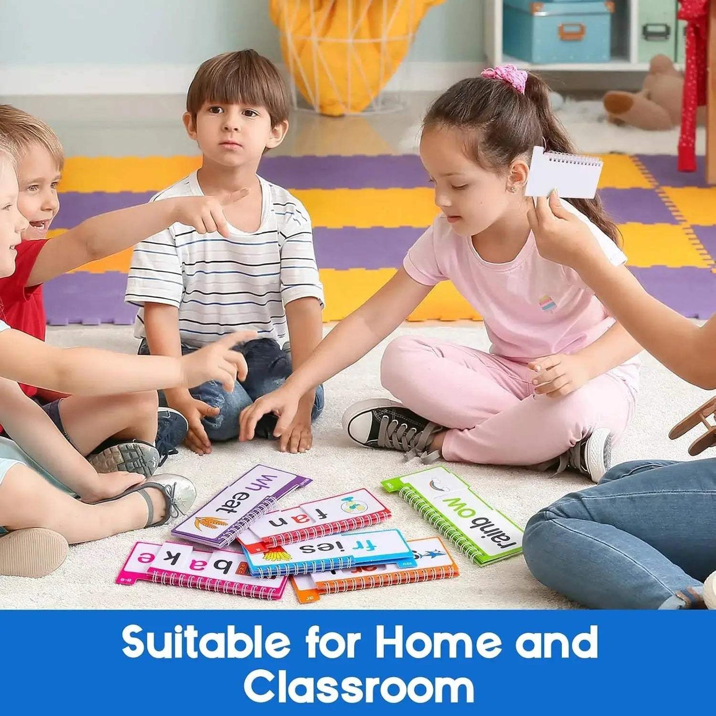  Phonics Flash Cards Read and Rhyme Flip Books Bundle -  ToylandEU™