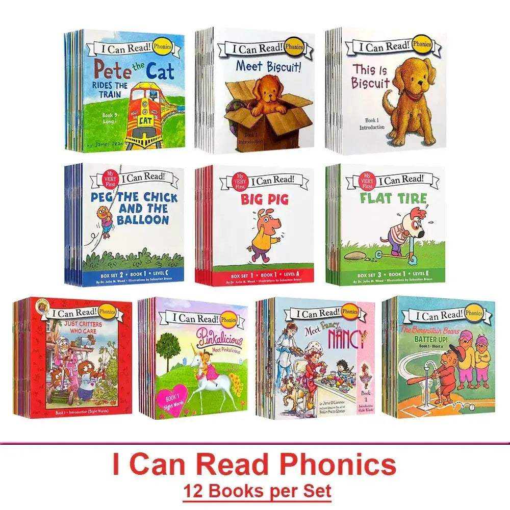 Phonics Picture Books Set for Kids Boosts Early Reading - ToylandEU