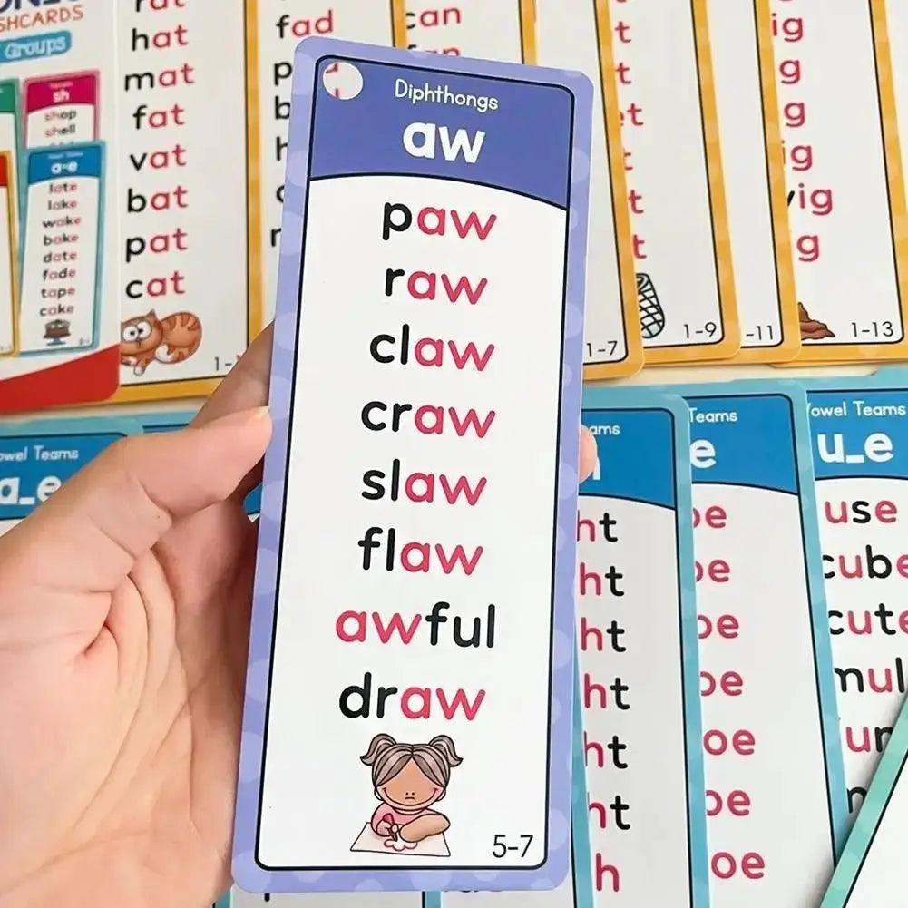  Phonics Word Lists Flashcards For Vocabulary Mastery -  ToylandEU™