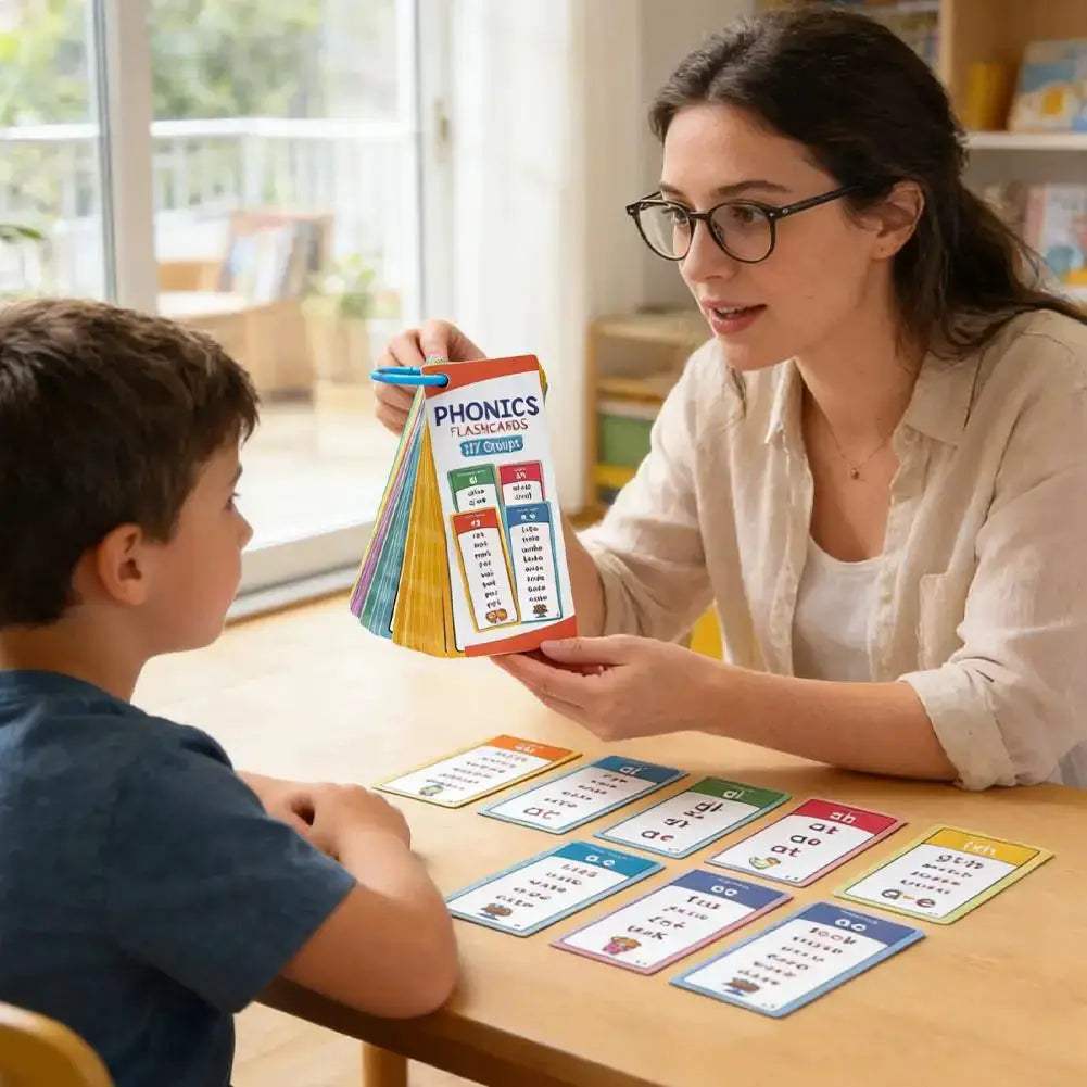 Phonics Word Lists Cards Memory Cards Teacher Teaching Aids English Vocabulary Building Learning Flashcards Classroom Must Haves - ToylandEU