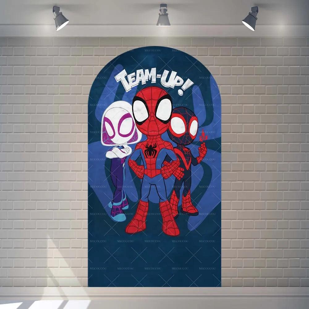 Photography Backdrop Spider Man Theme Toylandeu