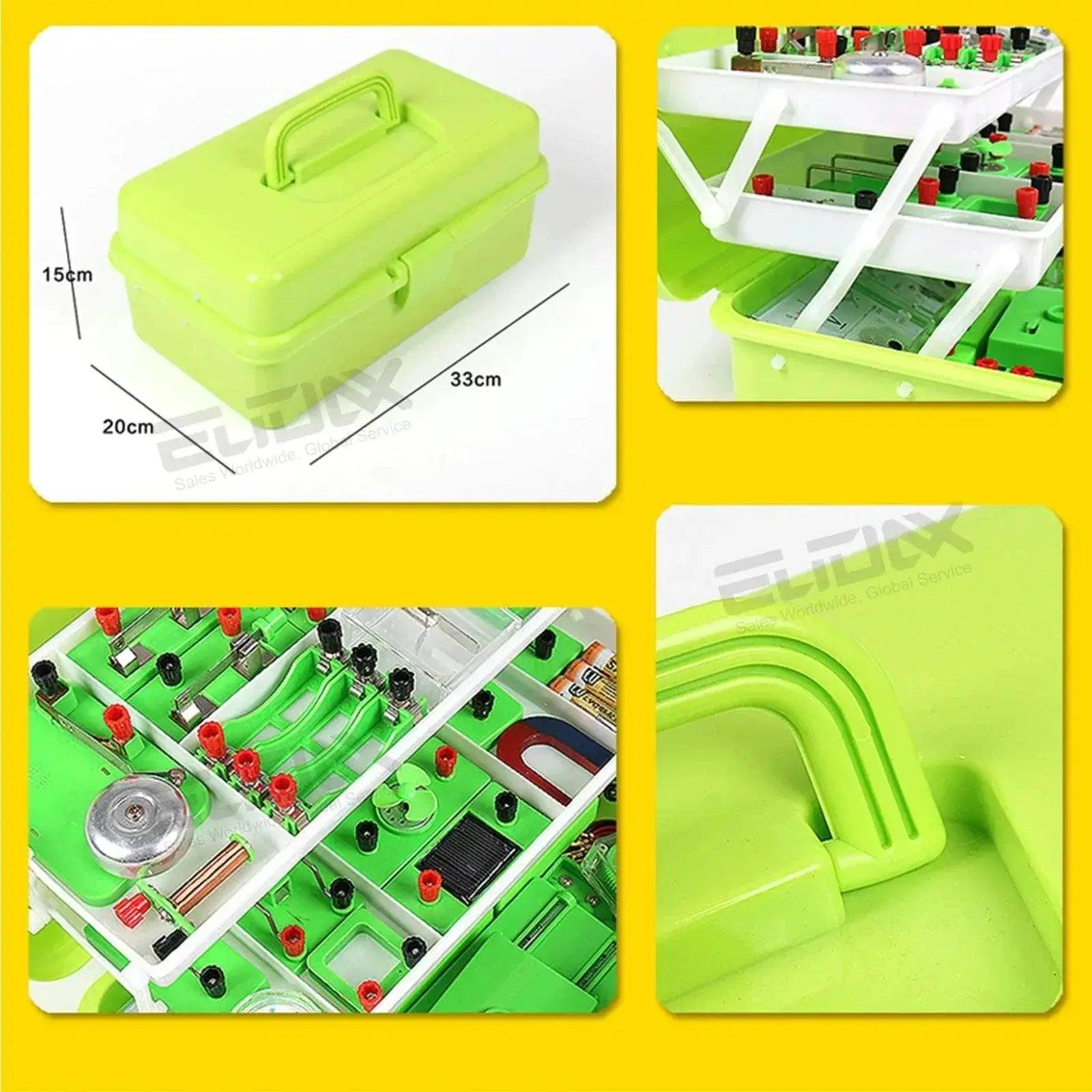  Physics Labs Basic Electricity Discovery Circuit Magnetism Experiment Kits Science Education Toy for Junior Senior High School -  ToylandEU™