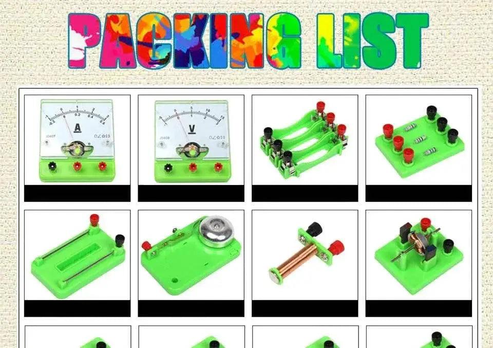  Physics Labs Basic Electricity Discovery Circuit Magnetism Experiment Kits Science Education Toy for Junior Senior High School -  ToylandEU™