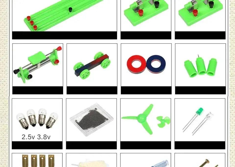  Physics Labs Basic Electricity Discovery Circuit Magnetism Experiment Kits Science Education Toy for Junior Senior High School -  ToylandEU™
