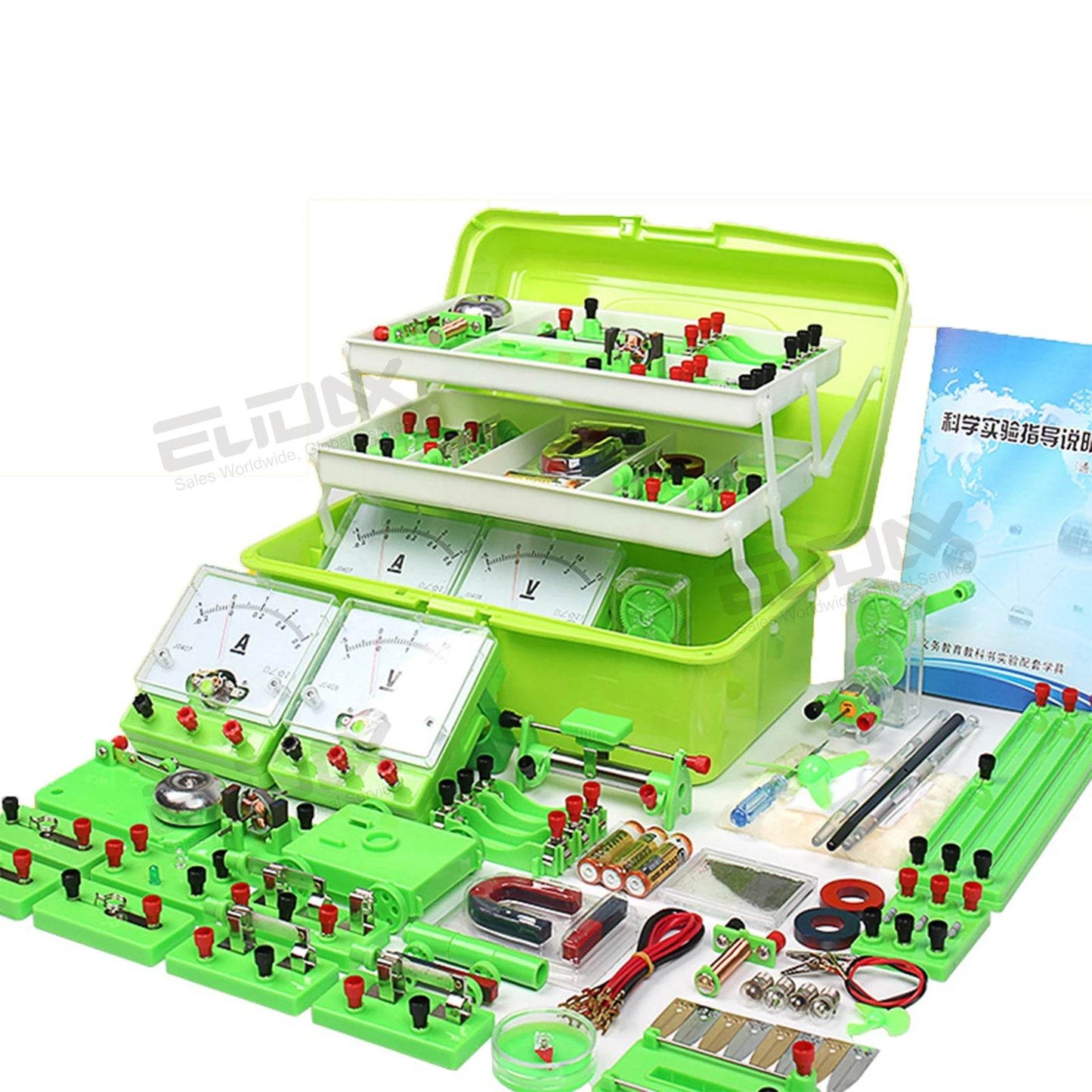Physics Labs Basic Electricity Discovery Circuit Magnetism Experiment Kits Science Education Toy for Junior Senior High School - ToylandEU