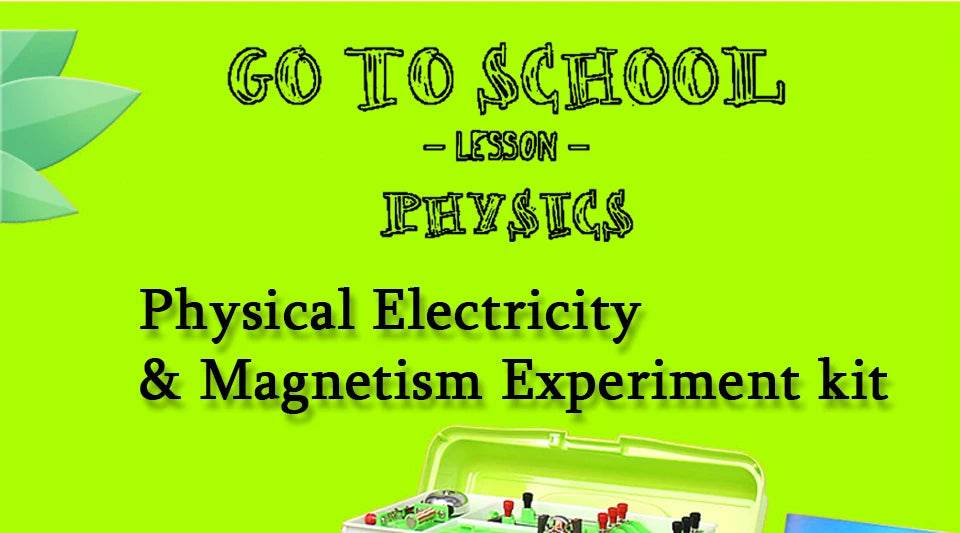 Physics Labs Basic Electricity Discovery Circuit Magnetism Experiment Kits Science Education Toy for Junior Senior High School - ToylandEU