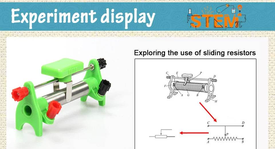 Physics Labs Basic Electricity Discovery Circuit Magnetism Experiment Kits Science Education Toy for Junior Senior High School - ToylandEU