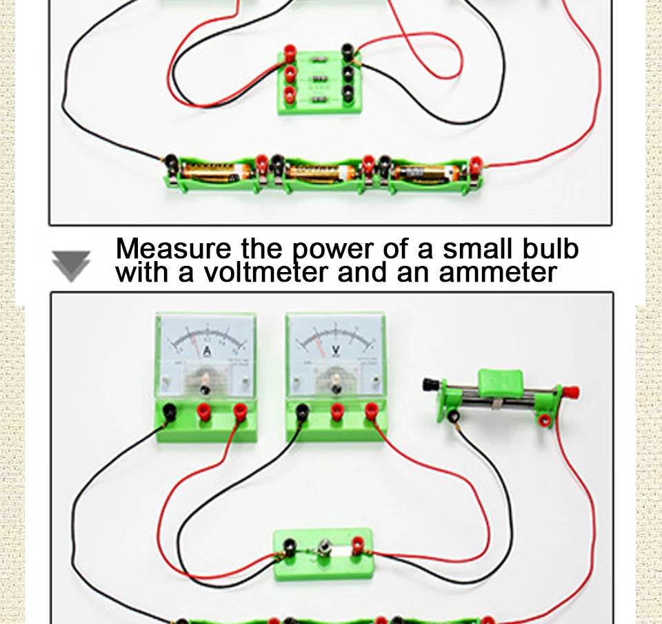 Physics Labs Basic Electricity Discovery Circuit Magnetism Experiment Kits Science Education Toy for Junior Senior High School - ToylandEU
