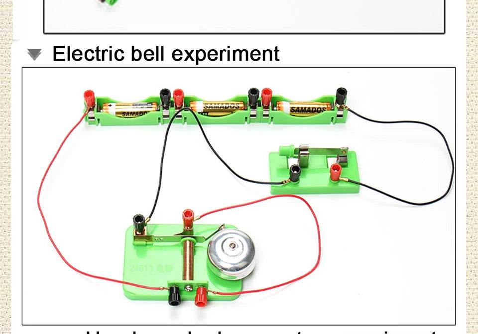 Physics Labs Basic Electricity Discovery Circuit Magnetism Experiment Kits Science Education Toy for Junior Senior High School - ToylandEU