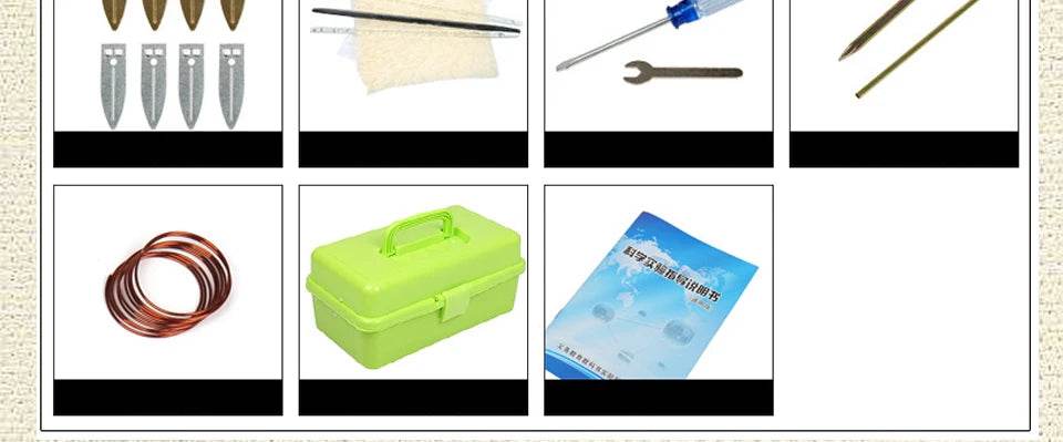 Physics Labs Basic Electricity Discovery Circuit Magnetism Experiment Kits Science Education Toy for Junior Senior High School - ToylandEU