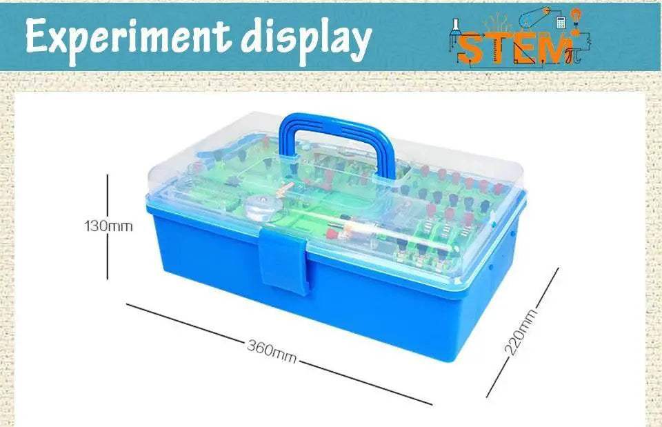 Physics Labs Circuit Learning Kit Basic Electricity Discovery Principles Kit for School Teacher Student Science Study Parallel - ToylandEU