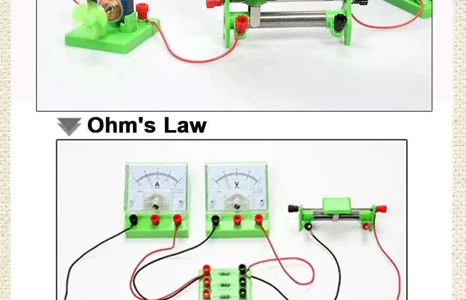 Physics Labs Circuit Learning Kit Basic Electricity Discovery Principles Kit for School Teacher Student Science Study Parallel - ToylandEU