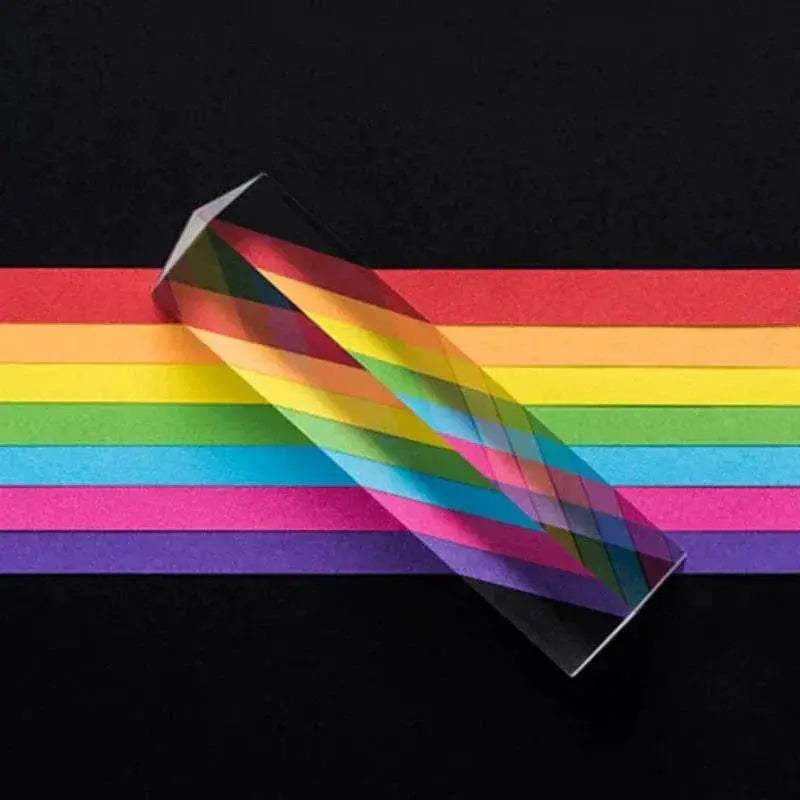 Physics Science Toys Triple Prism Glass Reflecting Color Light Spectrum Learning Educational Toys For Children School Teaching - ToylandEU