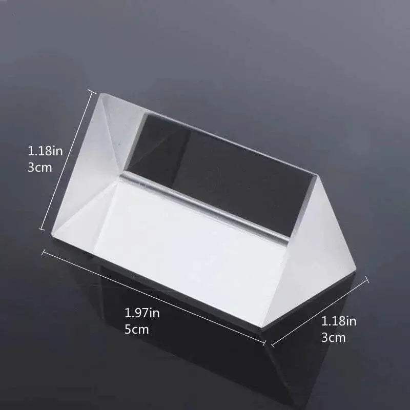 Physics Science Toys Triple Prism Glass Reflecting Color Light Spectrum Learning Educational Toys For Children School Teaching - ToylandEU