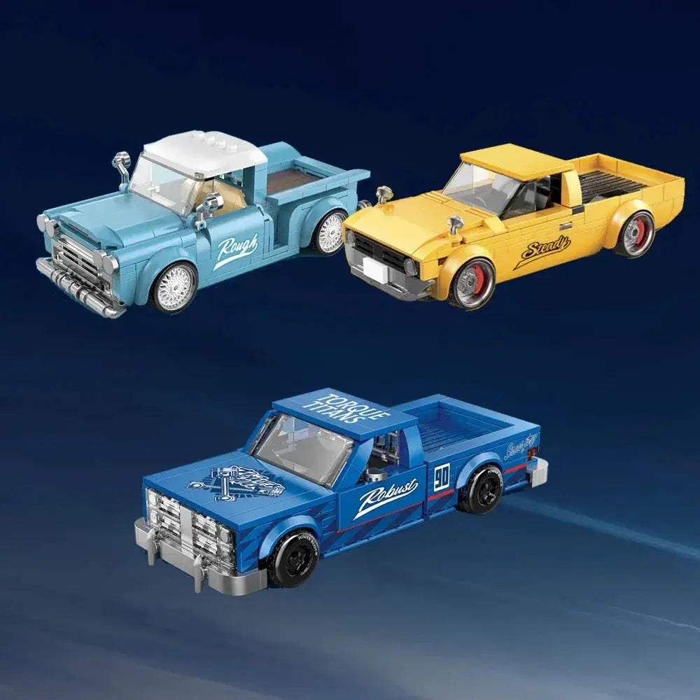 Pickup Truck Lego Compatible Building Blocks For Creative Play - ToylandEU