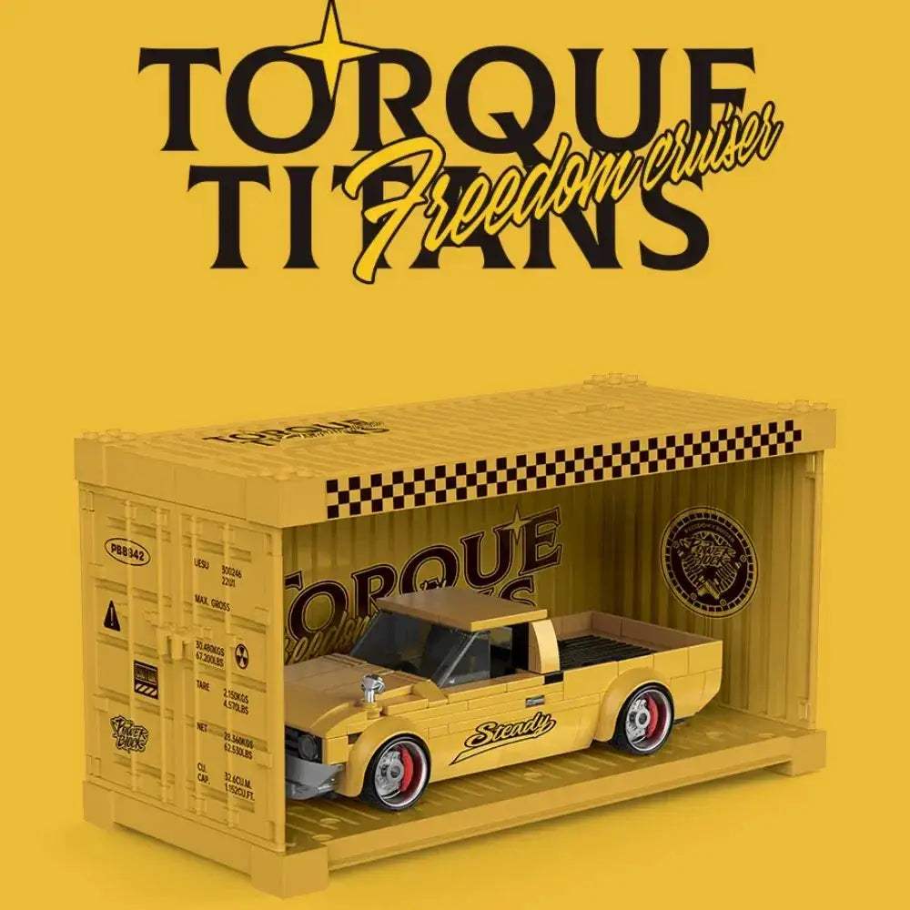 Pickup Truck Lego Compatible Building Blocks For Creative Play - ToylandEU