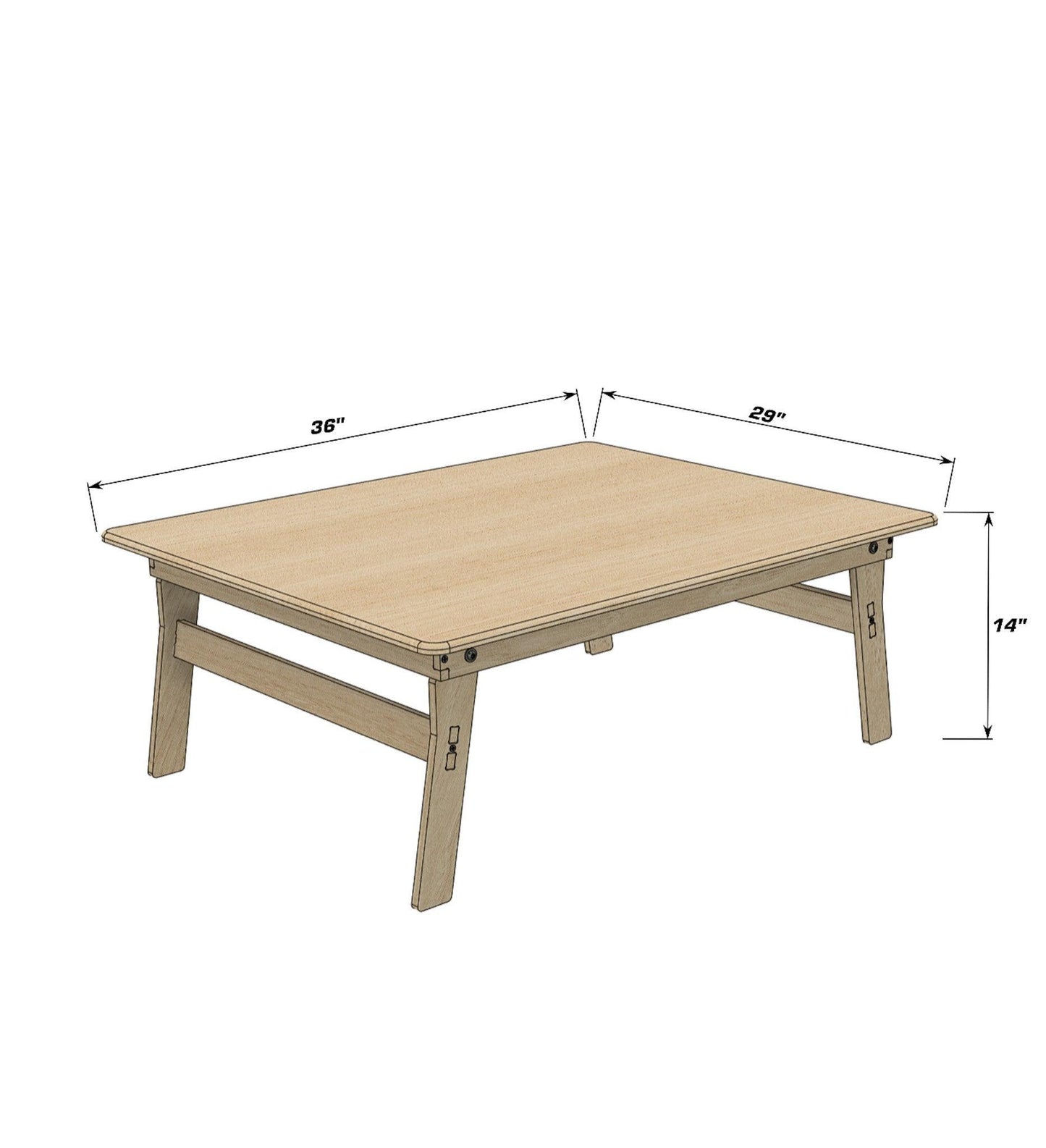 Picnic Table | Foldable Low Height | Toylandeu™