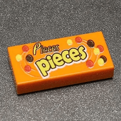 Pieces - Custom Printed 1x2 Tile made using LEGO part - ToylandEU
