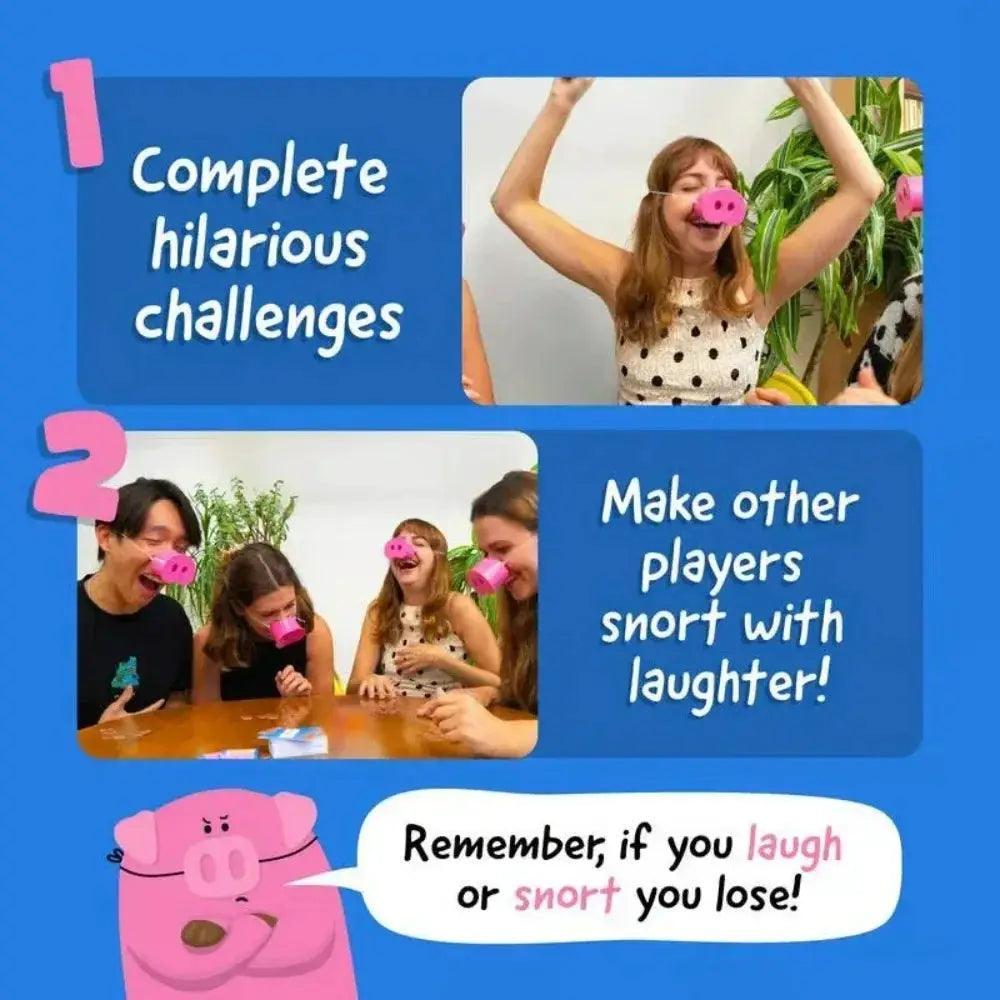 Pig Snorts Party Game Challenge Cards For Family -  ToylandEU™