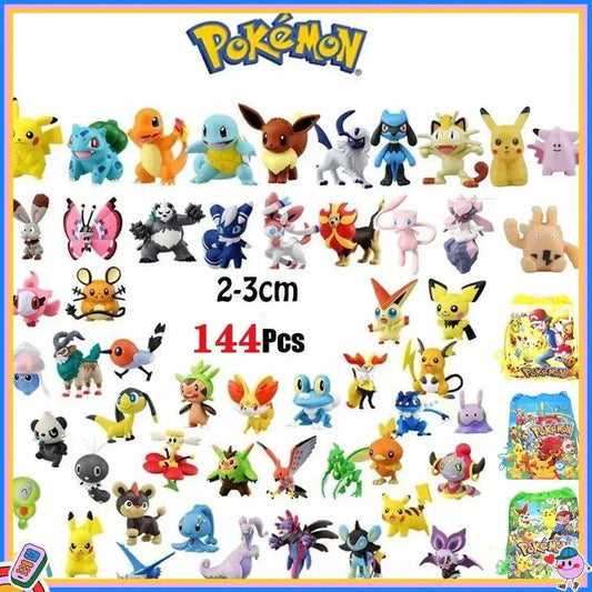  Pikachu Action Figures 144 Mini Figures For Kids -  ToylandEU™