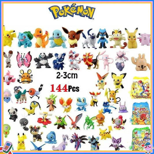  Pikachu Action Figures 144 Mini Figures For Kids -  ToylandEU™