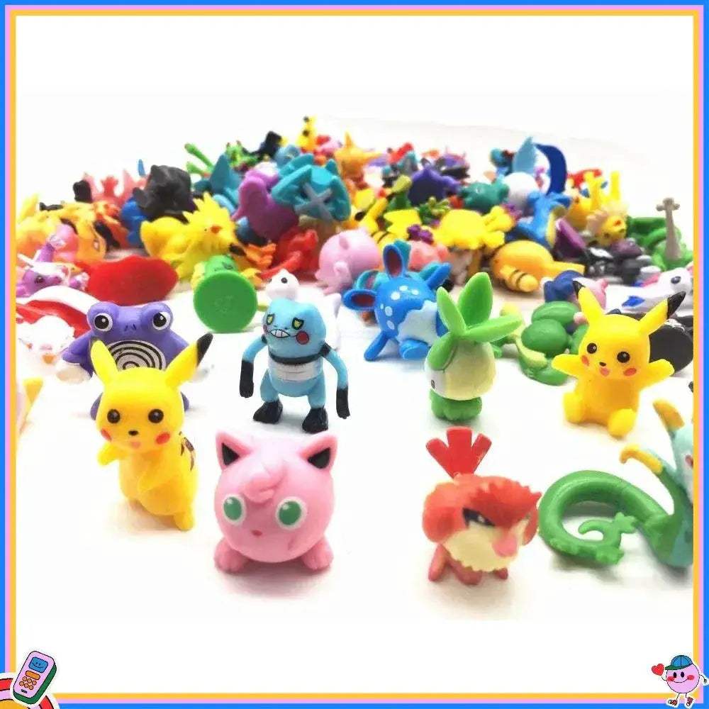 Pikachu Action Figures Set 144 Mini Figures For Kids - ToylandEU