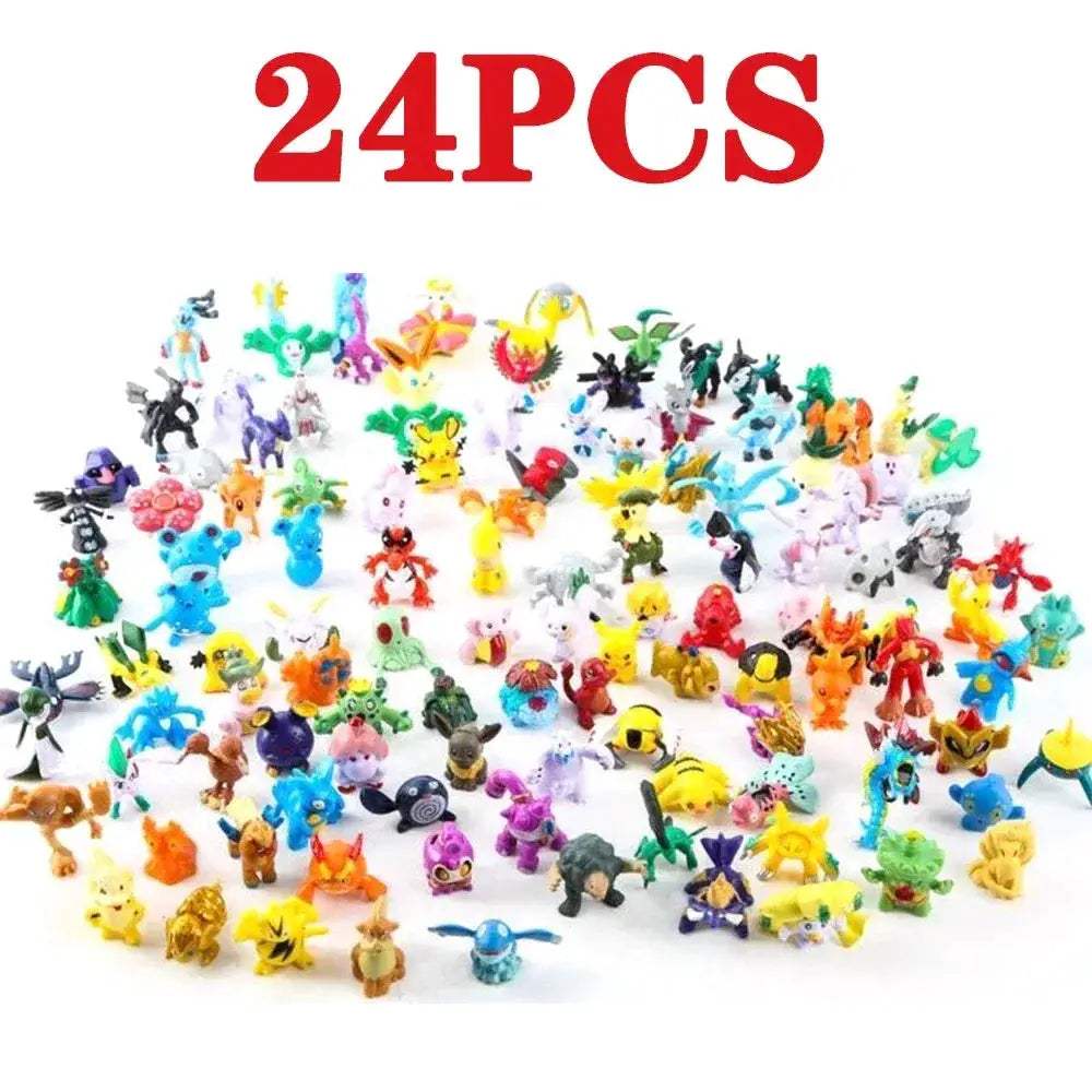 Pikachu Action Figures Set 144 Mini Figures For Kids - ToylandEU