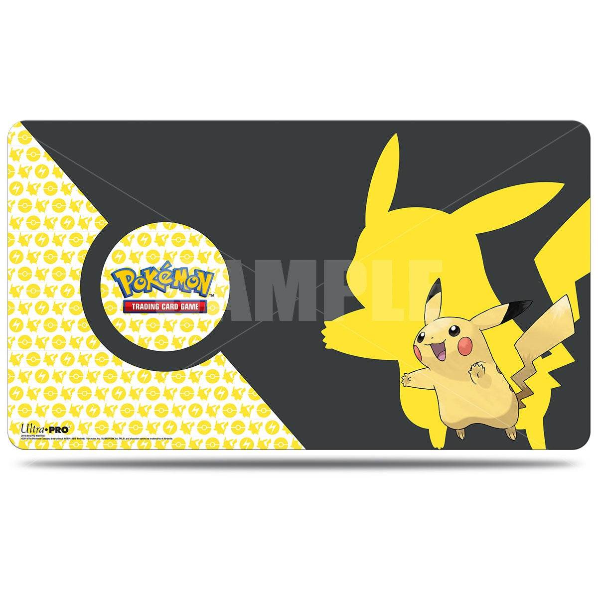 Pikachu Playmat For Pokemon Card Games Premium Fabric Top - ToylandEU