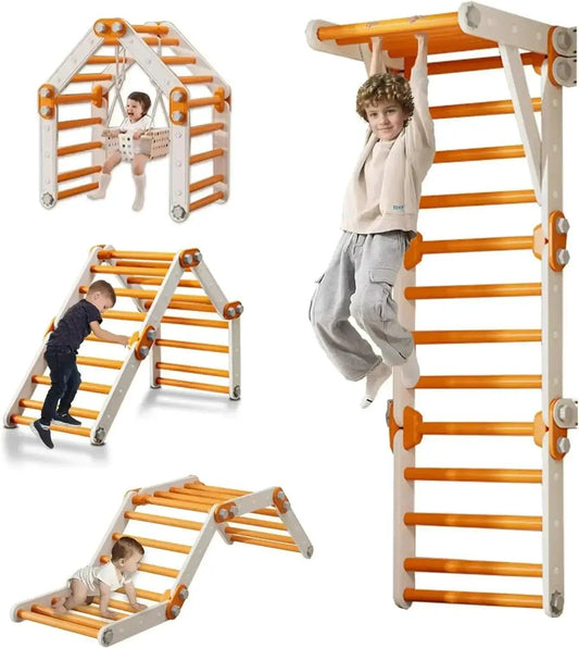 Pikler Triangle Foldable Montessori Indoor Gym -  ToylandEU™
