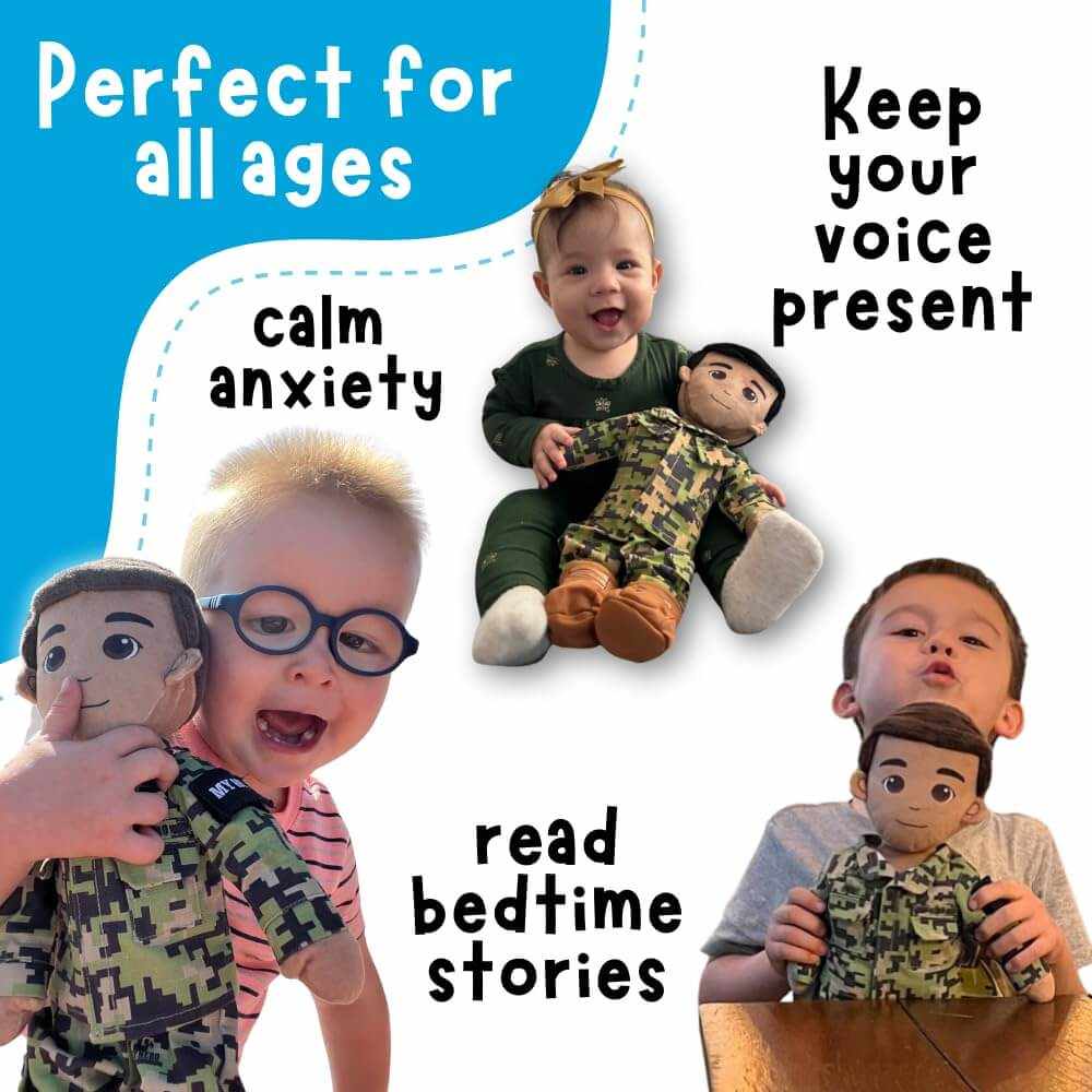  Pilot Daddy Doll Recordable Plush Toy With Messages 