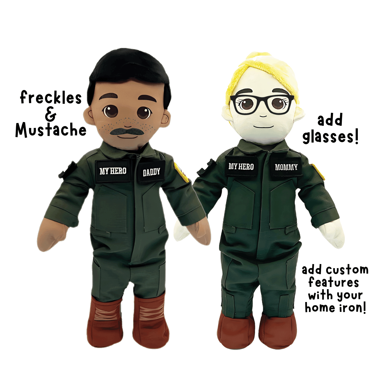  Pilot Daddy Doll Recordable Plush Toy With Messages 