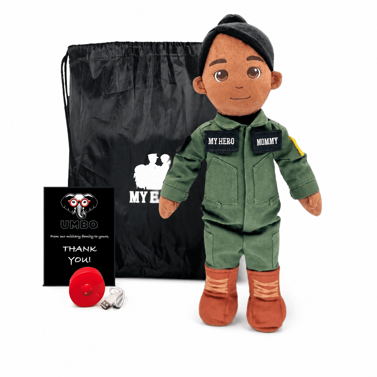  Pilot Daddy Doll Recordable Plush Toy With Messages 