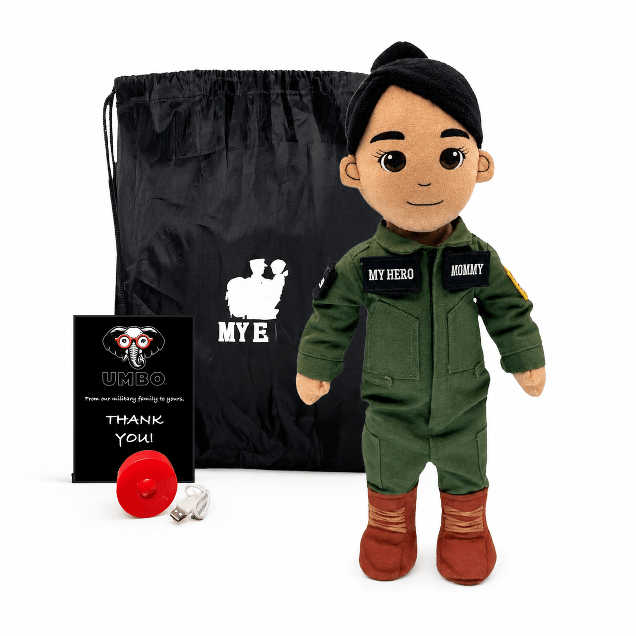 Pilot Daddy Doll Recordable Plush Toy With Messages 