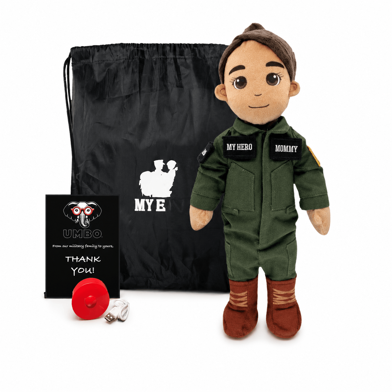  Pilot Daddy Doll Recordable Plush Toy With Messages 