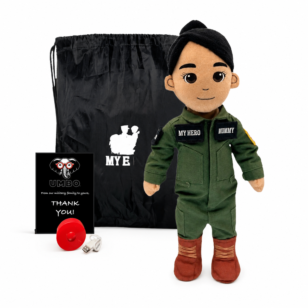  Pilot Daddy Doll Recordable Plush Toy With Messages 