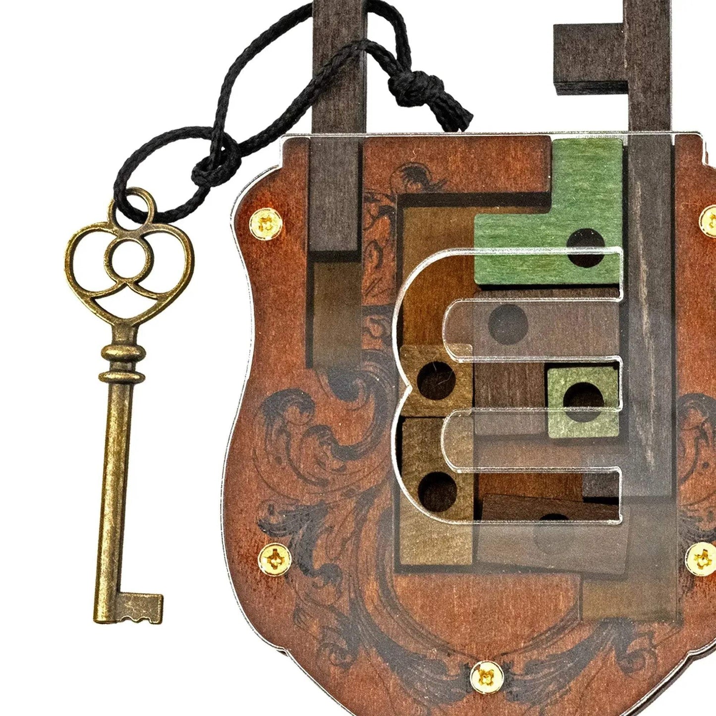Ancient Egyptian Pin Lock Puzzle With Key Tool Boosts Brainpower - ToylandEU