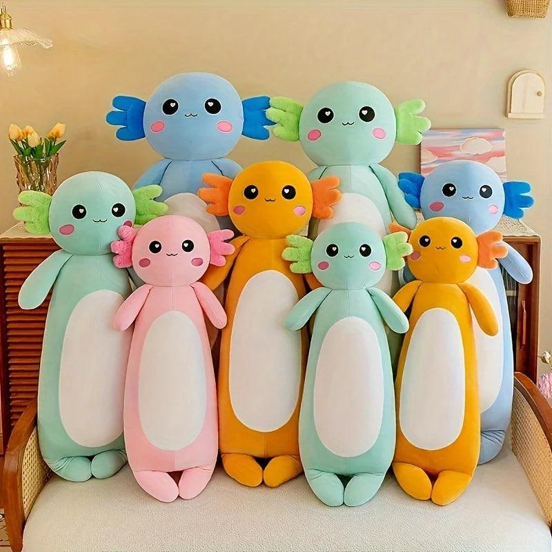  Pink Axolotl Plush Pillow For Cozy Comfort 